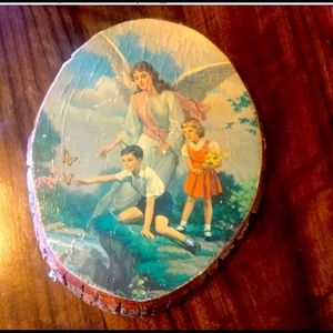 Vintage angel plaque